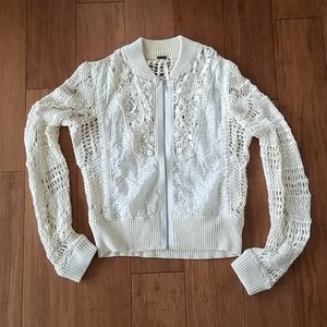 Free People Crochet Sweater